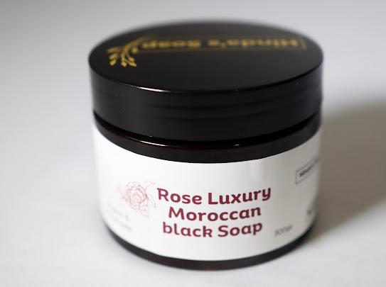 Rose Luxury Moroccan black soap
