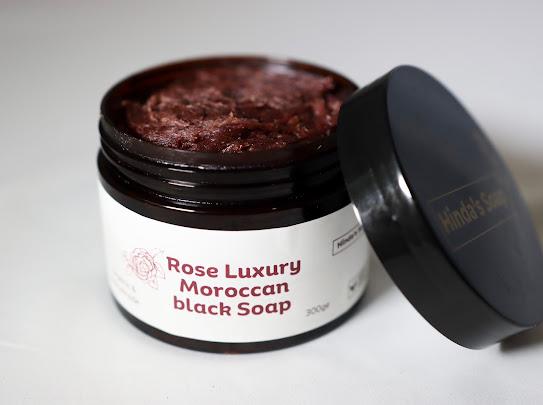 Rose Luxury Moroccan black soap