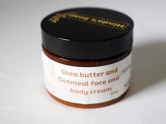 Shea butter and Oatmeal face and body cream