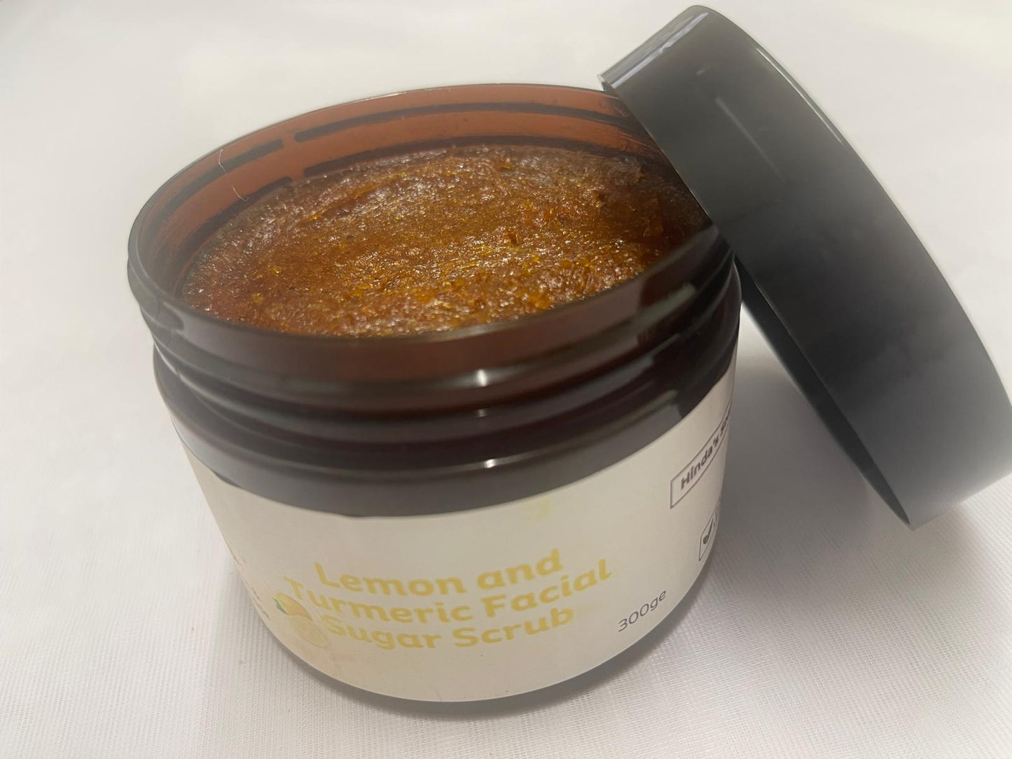 Lemon and Turmeric Facial Sugar Scrub